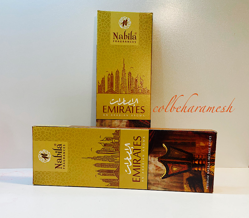 عود امارات (دستساز،رایحه صندل و دارچین و پالوسانتو،میخک)